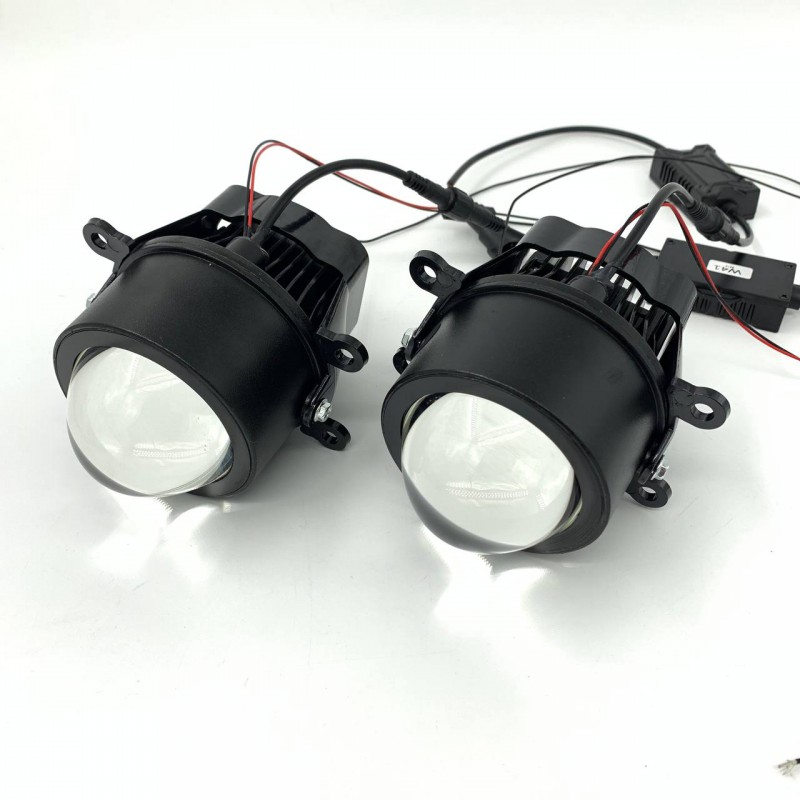 Линзы противотуманные универсальные Leader 90W 10-30V ближний и дальний свет (f-4367)
