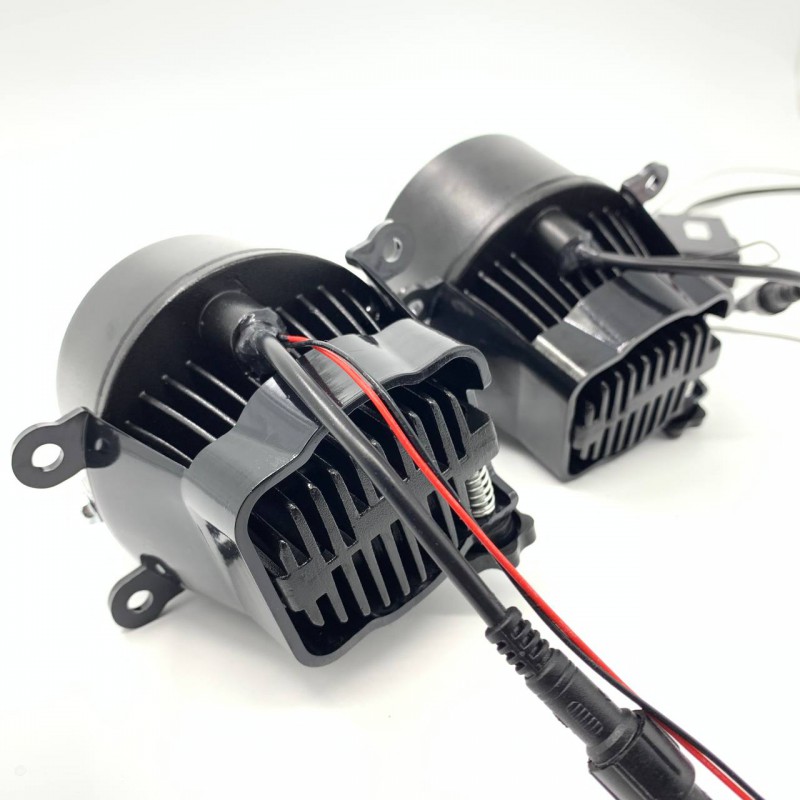 Линзы противотуманные универсальные Leader 90W 10-30V ближний и дальний свет (f-4367)