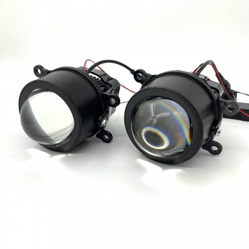 Линзы противотуманные универсальные Leader 90W 10-30V ближний и дальний свет (f-4367)