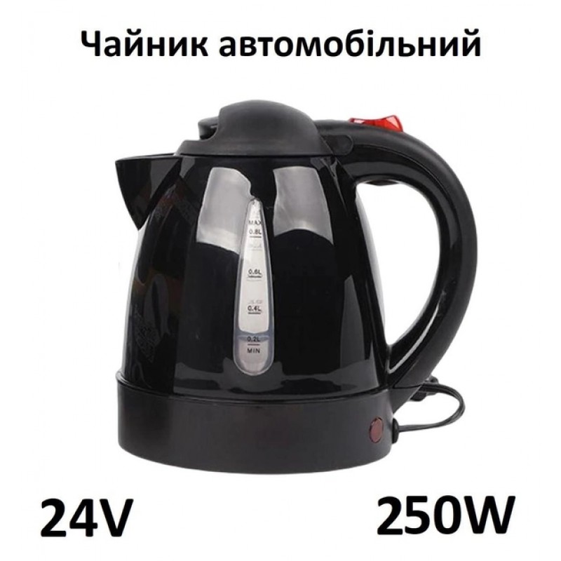 Чайник автомобильный 24V 250W с дисковым нагревателем