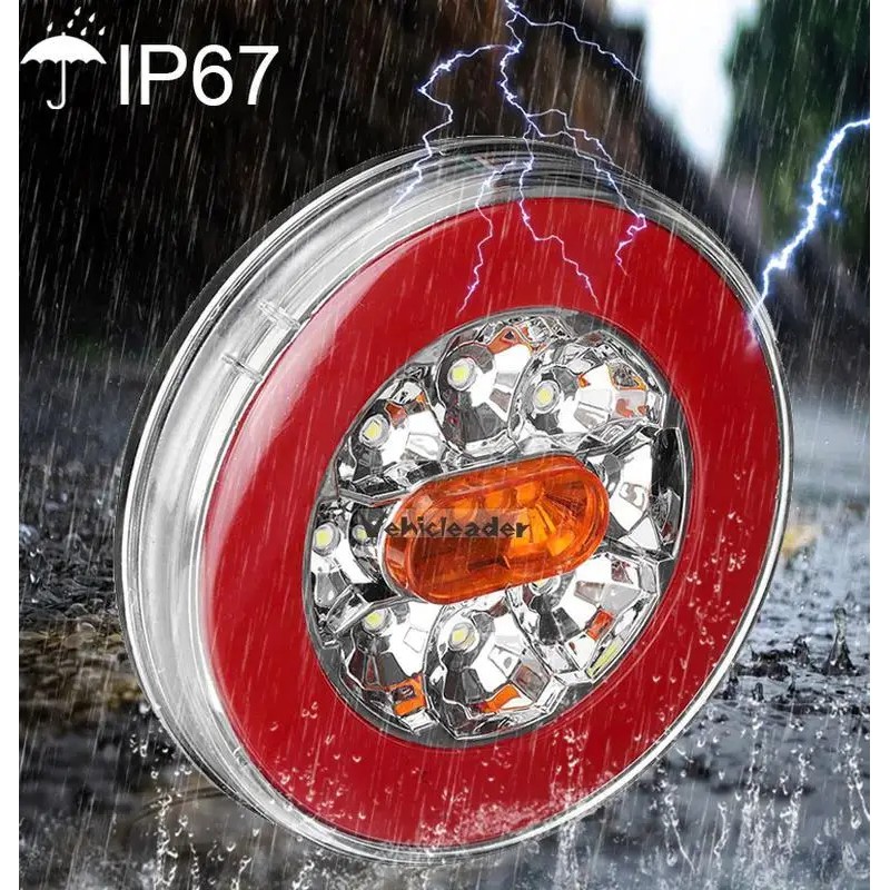 Фонарь задний светодиодный DG-104 Truck light 12-24V бегущий поворот, задний ход