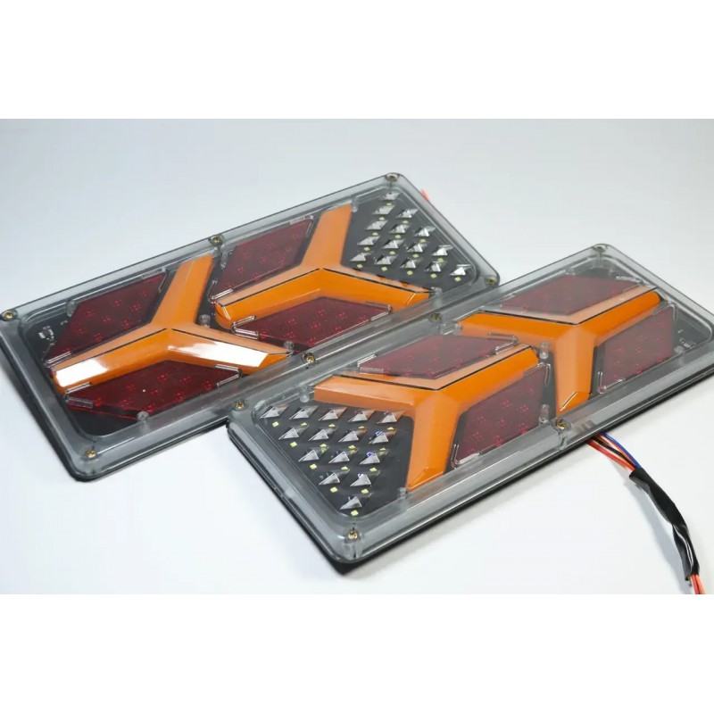 Фонарь задний Lamborghini 33х13см LED 12-24V