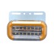 Габаритный фонарь LED moving SIDE LAMP с подсветкой и поворотом 24V желтый 1 шт