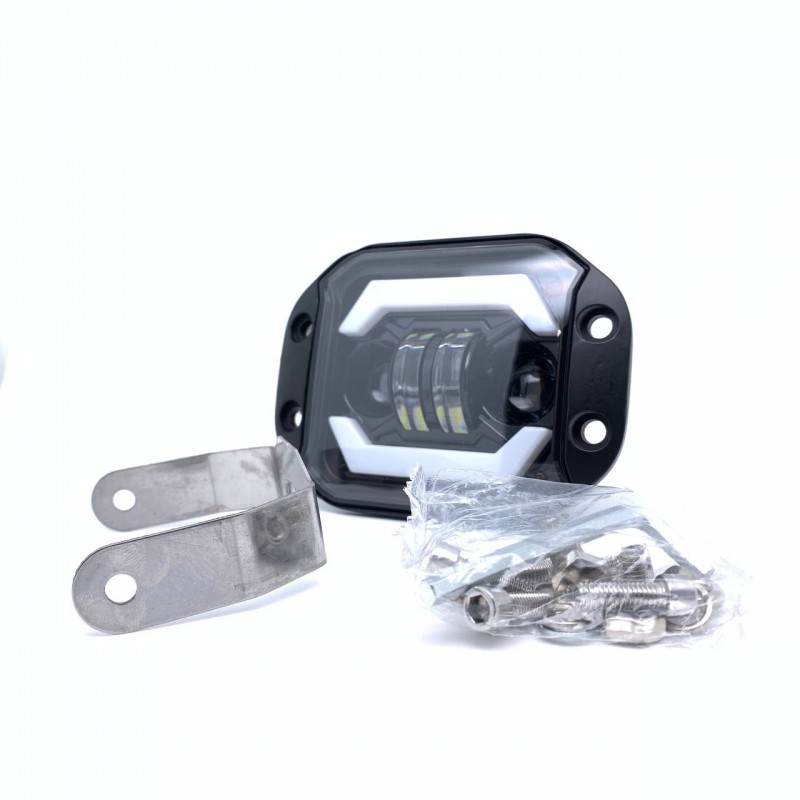 Фара светодиодная Leader J09 FLOOD + SPOT+ DRL 10-60V, 35W, 3200Lm