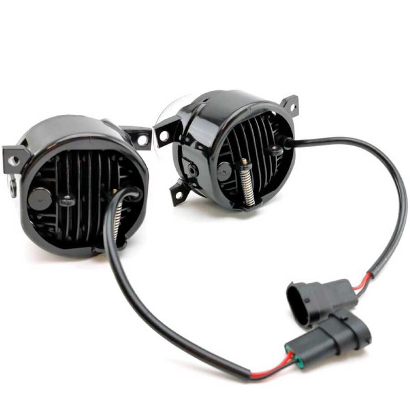 Противотуманные фары LED Volkswagen 45W белый и желтый свет (к-т 2 шт)
