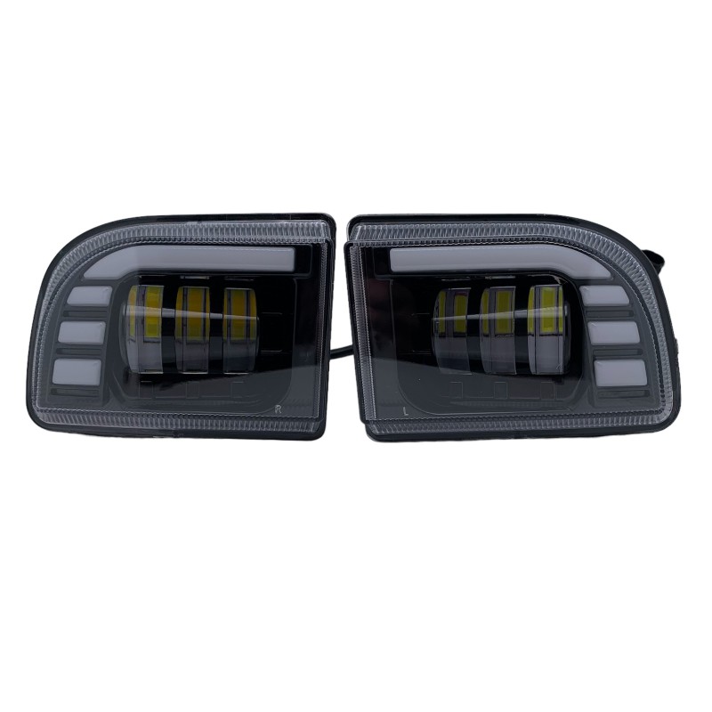 Противотуманные фары Chevrolet Lacetti 45W с ДХО и поворотом 2 шт