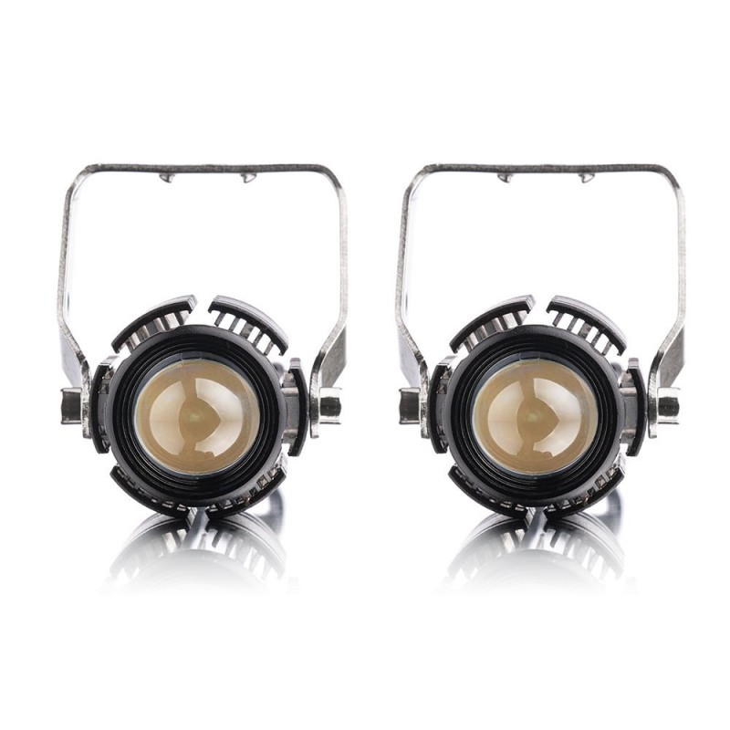 LED линза Leader Bi-led 40W (W/Y) IP68 ближний и дальний свет с СТГ (к-т 2 шт)