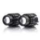 LED линза Leader Bi-led 40W (W/Y) IP68 ближний и дальний свет с СТГ (к-т 2 шт)