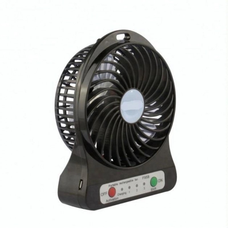 Вентилятор Mini fan с аккумулятором и зарядкой USB