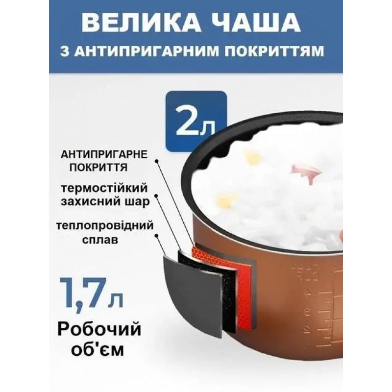 Автомобильная мультиварка Leader 2L 12-24V 110-220V