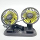 Вентилятор Leader 411 U 20W 12-24V двойной с пультом и градусником