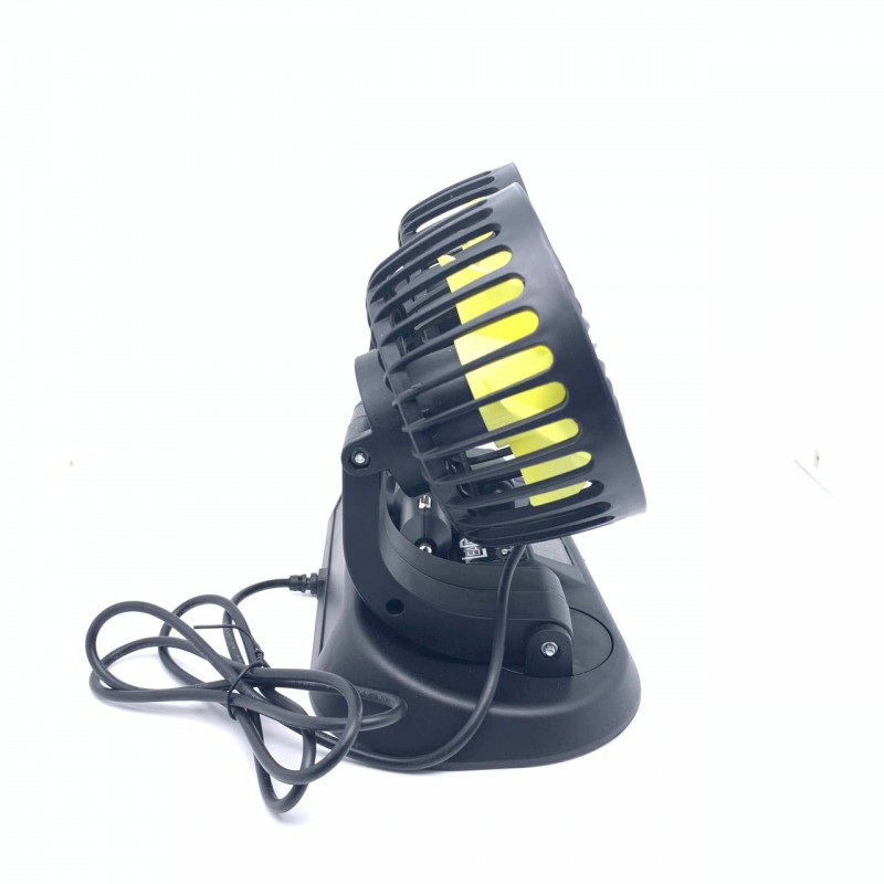 Вентилятор Leader 411 U 20W 12-24V двойной с пультом и градусником