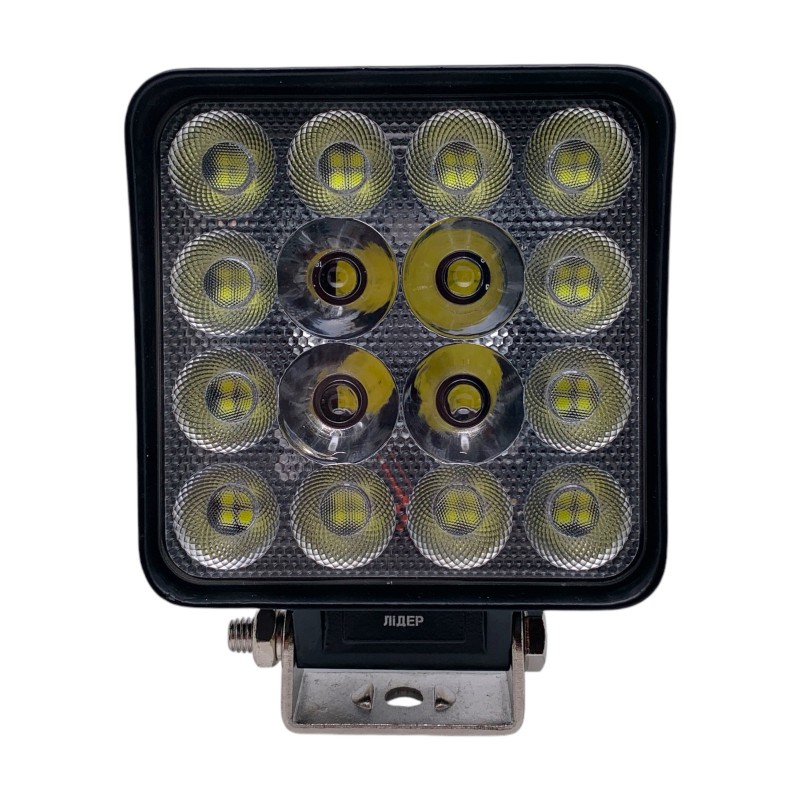 Фара рабочего света Leader 0164 COMBO 52Led (105х125х50)/10-60V/58W/6000K 1шт