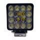 Фара рабочего света Leader 0164 COMBO 52Led (105х125х50)/10-60V/58W/6000K 1шт