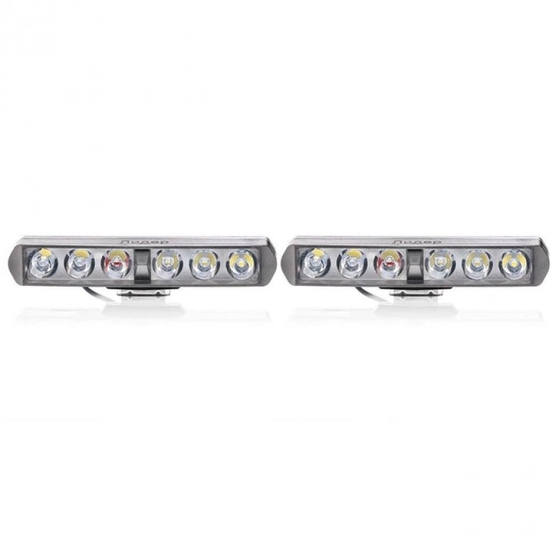 Світлодіодна фара H06 6W дальнє світло зі стробоскопом 12-80V 2 шт