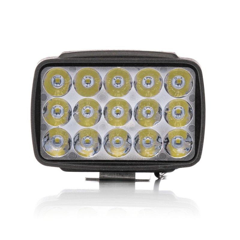 Светодиодная фара Leader Н092 15W дальний свет со стробоскопом 12-24V