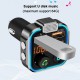 FM-трансмиттер (модулятор) P-5 Bluetooth 5.0 / QC 3.0 / RGB Black