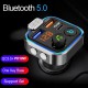 FM-трансмиттер (модулятор) P-5 Bluetooth 5.0 / QC 3.0 / RGB Black