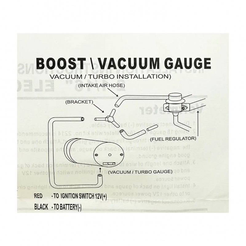 Датчик давление турбины Ket Gauge 7707 52 мм
