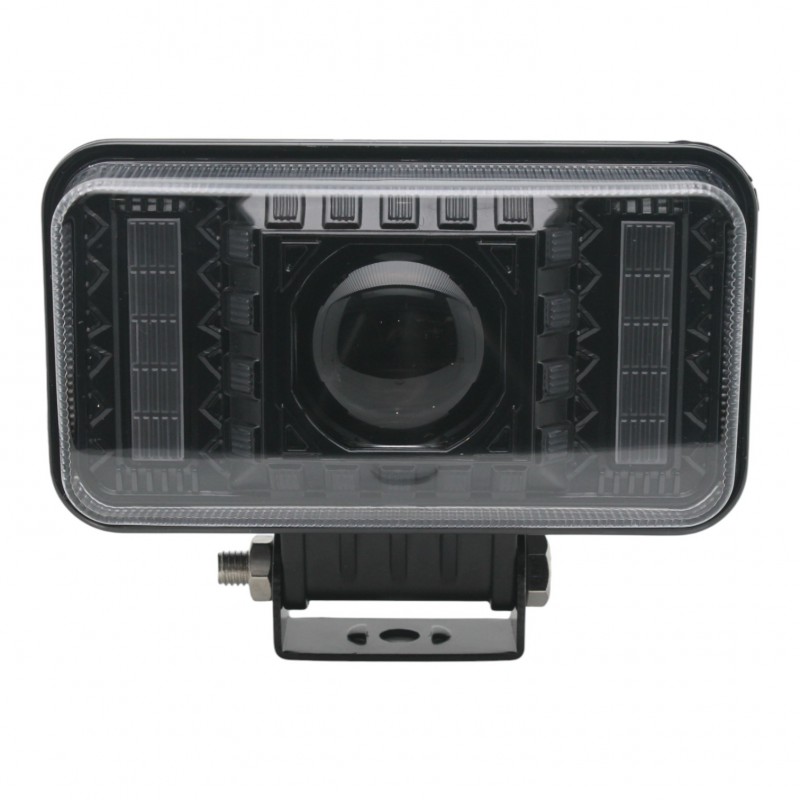 Светодиодная линза (фара) J 53 Leader 33W W/W + DRL 12-24V