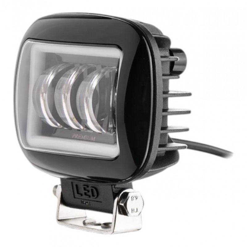 Фара рабочего света Leader + Blue DRL 88BC FLOOD 3Ledx15W 10-60V/45W/6000K