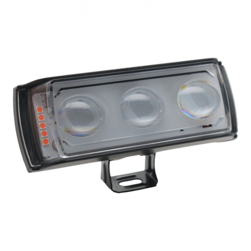 Светодиодная линза (фара) BB 1813 Leader 30W W/Y + RGB 3LED 12-24V