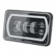 Фара рабочего света Leader 01 + DRL + поворот (170x108x70) 10-60 В / 75 Вт / 6000K