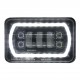 Фара рабочего света Leader 01 + DRL + поворот (170x108x70) 10-60 В / 75 Вт / 6000K