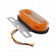 Габаритный фонарь MOVING SIDE LAMP MINI желтый 12-24V 1 шт
