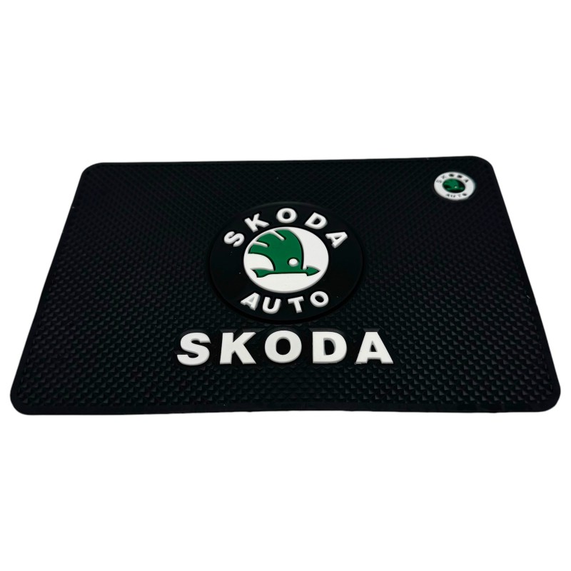 Антиковзаючий килимок на торпеду для автомобіля Skoda