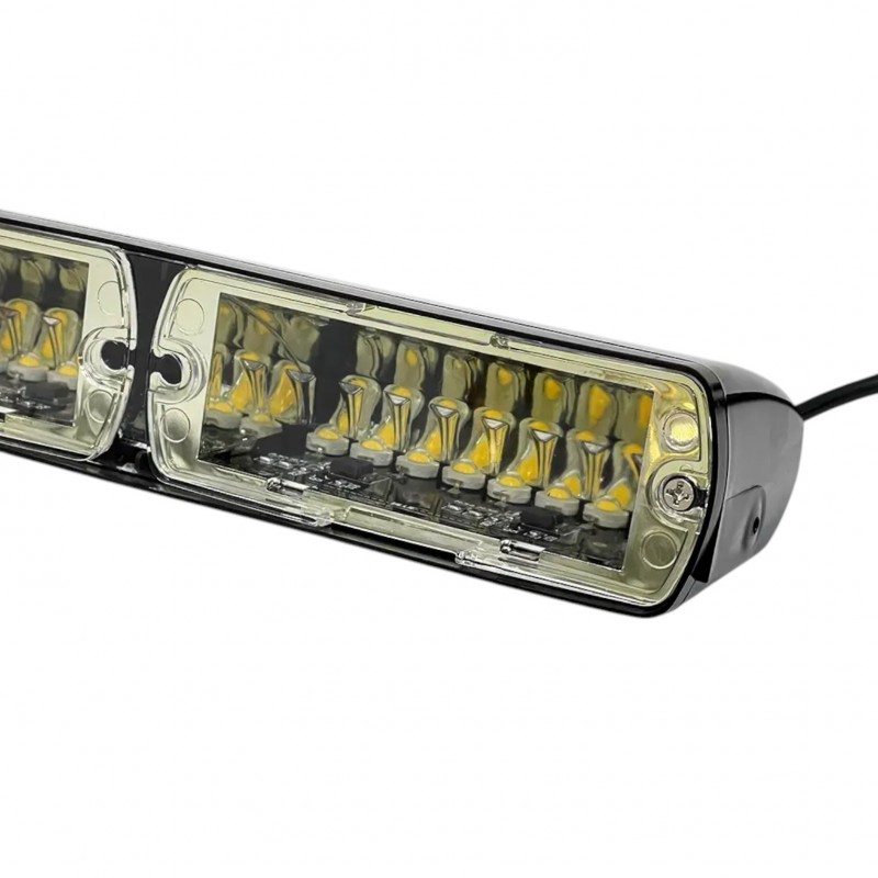 Стробоскоп на лобовое стекло S2 Yellow 12V 25х4х13 см