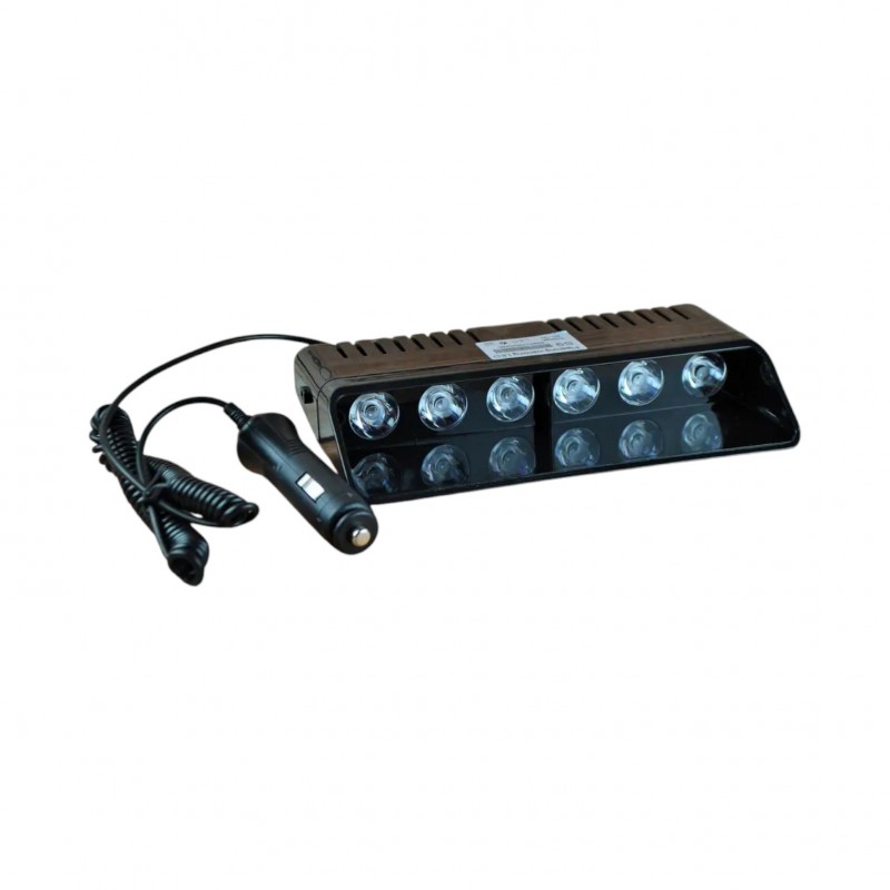 Стробоскоп S9 BR Leader красно-синий многорежимный на стекло 12V