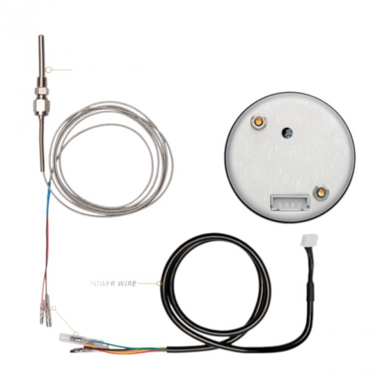 Температура выхлопных газов Ket Gauge 5208 RGB 52 мм