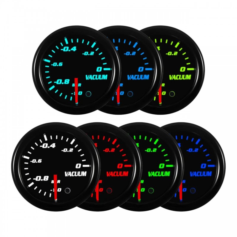 Разрежение во впускном коллекторе Ket Gauge 5206 RGB 52 мм