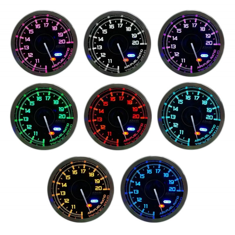 Экономайзер Defi Premium DF14401 7 colors 60 мм