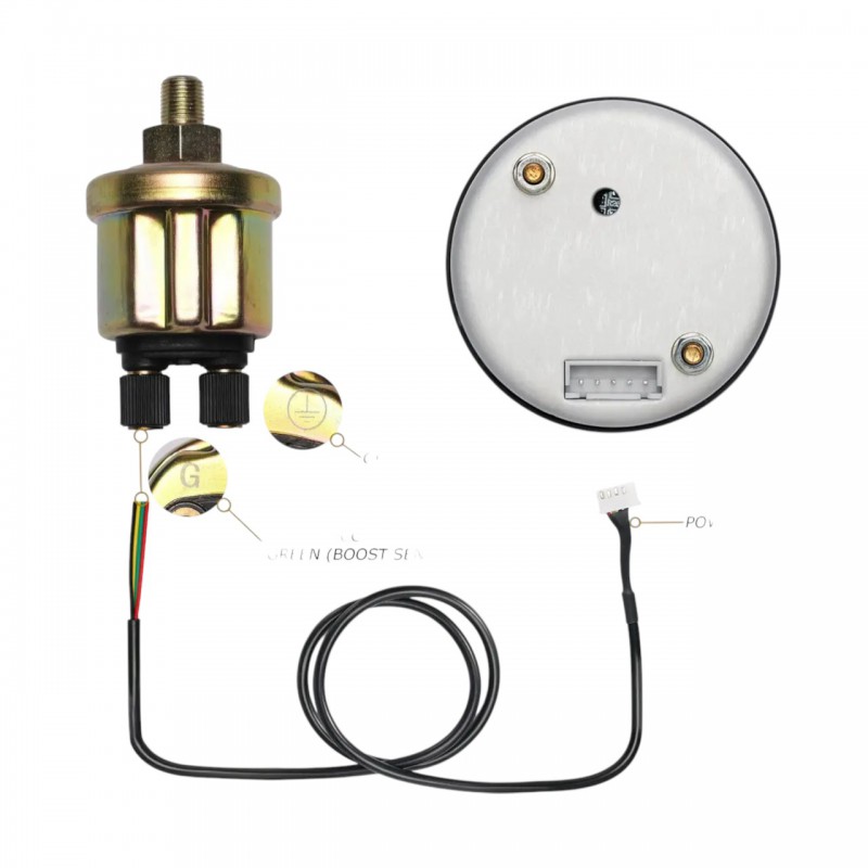 Давление масла Ket Gauge 5204 RGB 52 мм