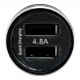 Автомобильное зарядное устройство Leader с 2 USB с подсветкой 5V 4.8A 12-24V Black