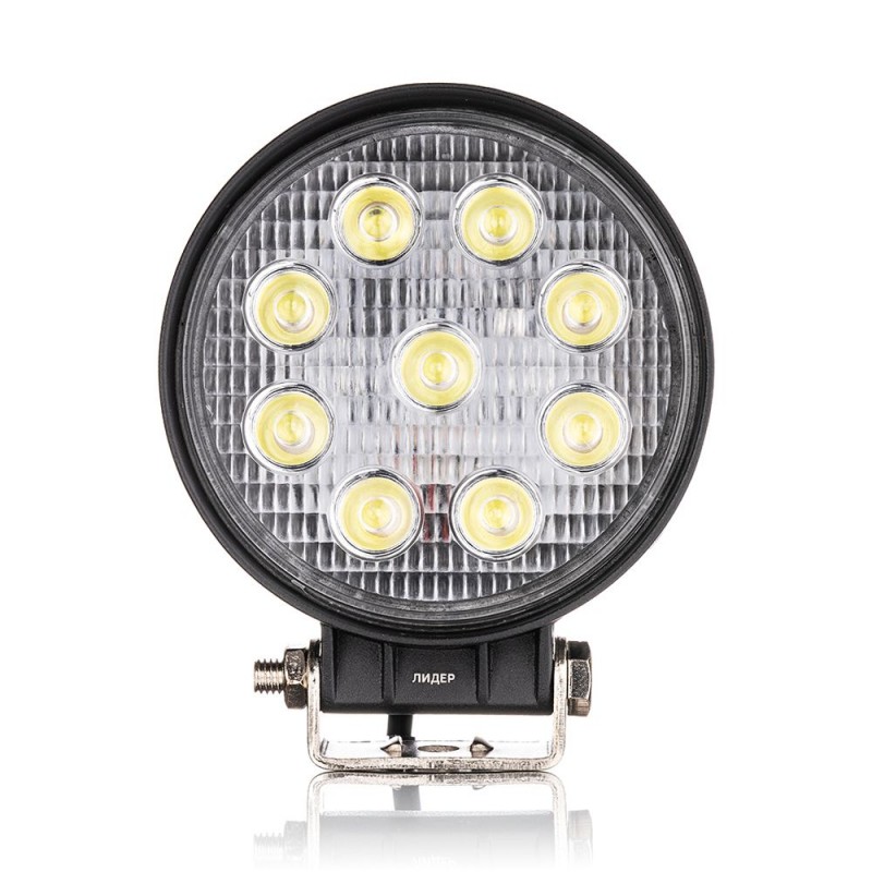 Фара рабочего света Leader 5B FLOOD 9Led x 3 Вт (115 x 140 x 40) / 10-60 В / 27 Вт / 6000K