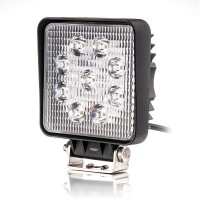 Фара светодиодная Leader 6B 10-60V, 27W (9x3W), 2800Lm, EPISTAR WHITE, SPOT 1 шт