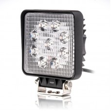 Фара светодиодная Leader 6B 10-60V, 27W (9x3W), 2800Lm, EPISTAR WHITE, SPOT 1 шт