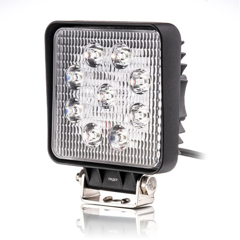 Светодиодный прожектор Leader 6B 9LED 27 Вт SPOT Yellow 12-24 В