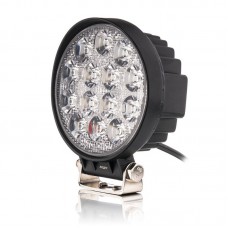 Светодиодная LED фара рабочая Leader 27 42W (14x3W) SPOT Yellow, 10-60V