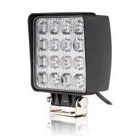 Фара світлодіодна Leader 10-60V, 48W (16x3W), 3520Lm, EPISTAR WHITE, FLOOD + стробоскоп 1 шт