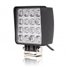 Фара светодиодная Leader 10-60V, 48W (16x3W), 3520Lm, EPISTAR WHITE, SPOT + стробоскоп 1 шт