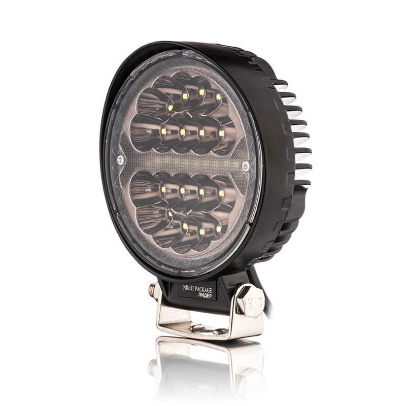 Фара светодиодная Leader 12-24V, 60W (20x3W), 3200Lm, CREE, SPOT + DRL 1 шт