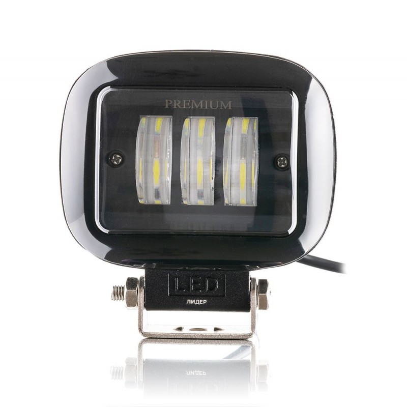 Фара светодиодная Leader PREMIUM 10-60V, 45W (3x15W), 4000Lm W/W