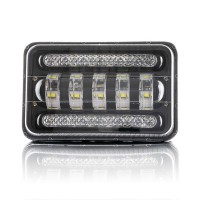 Фара рабочего света Leader 01-75 + DRL + поворот (168x108x78) 10-60 В / 75 Вт / 6000K