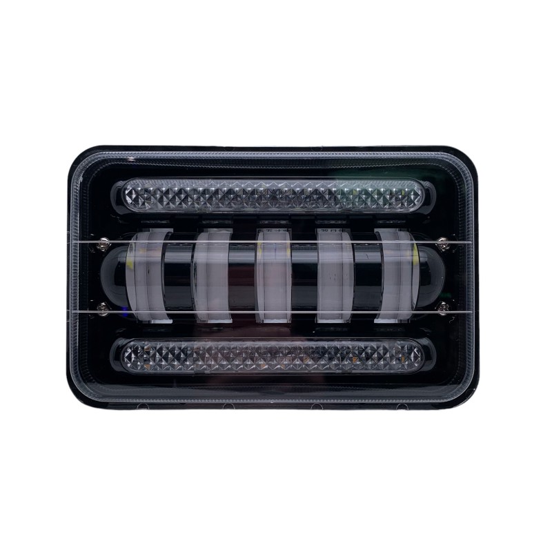 Фара рабочего света Leader 01-75 + DRL + поворот (168x108x78) 10-60 В / 75 Вт / 6000K