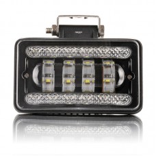 Фара рабочего света Leader + DRL 0496 (150x90x65) 10-60 В / 60 Вт / 6000K перевернутая