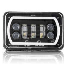 Фара рабочего света Leader 01 + DRL + поворот (170x108x70) 10-60 В / 75 Вт / 6000K